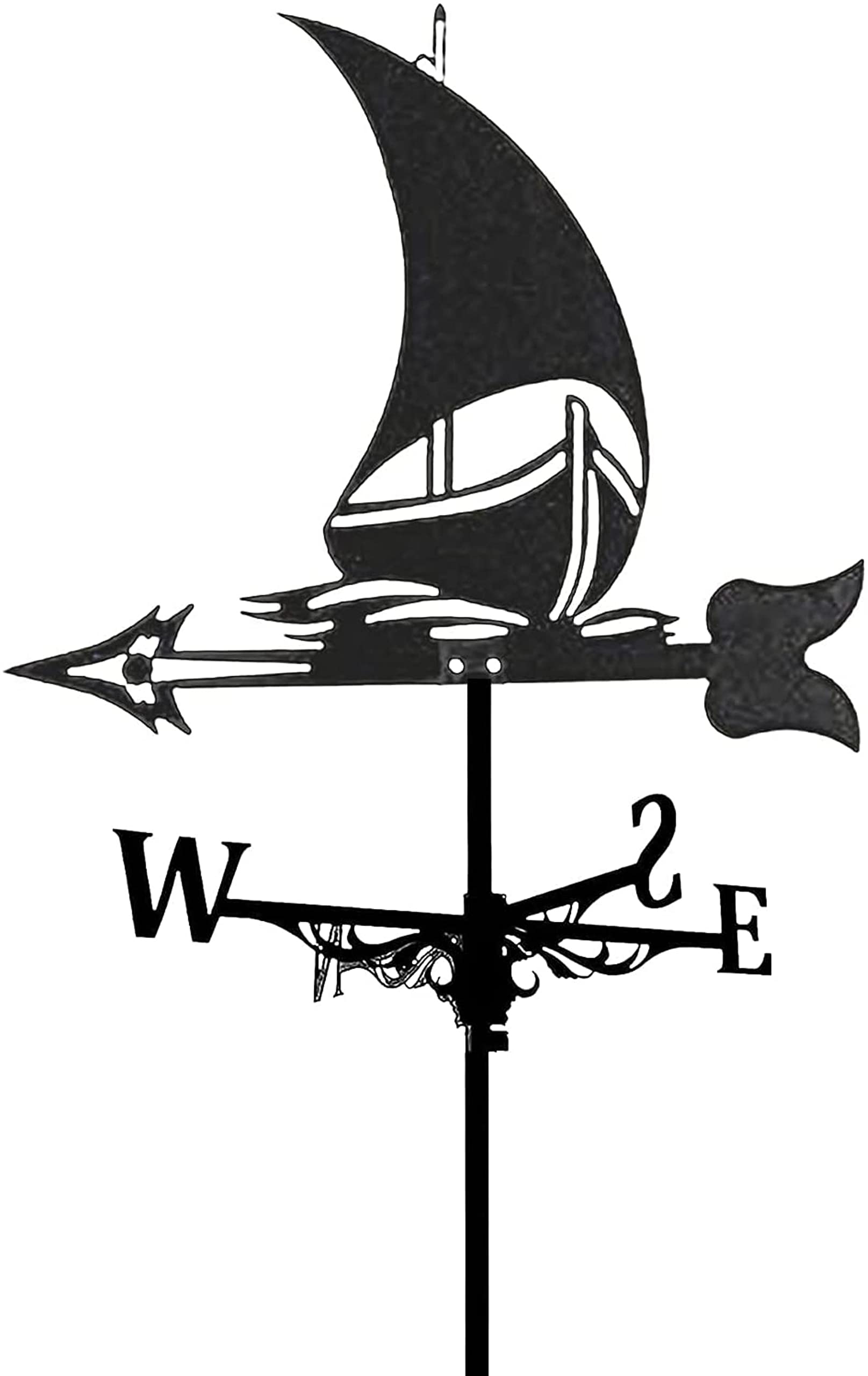 TAXXII wind vane Weather Vane Metal Weathervane Retro Farm Scene Garden Stake Wind Direction Indicator, Durable Decorations (Color 4)