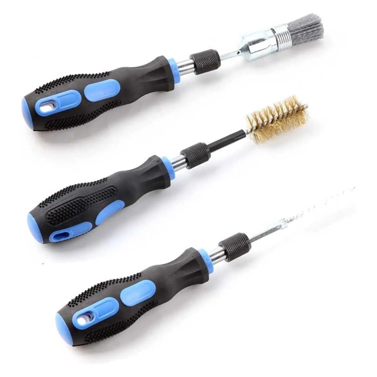 set di attrezzi Kit universale for la pulizia degli iniettori, spazzola Per metallica e adattatore for sedili di auto camion