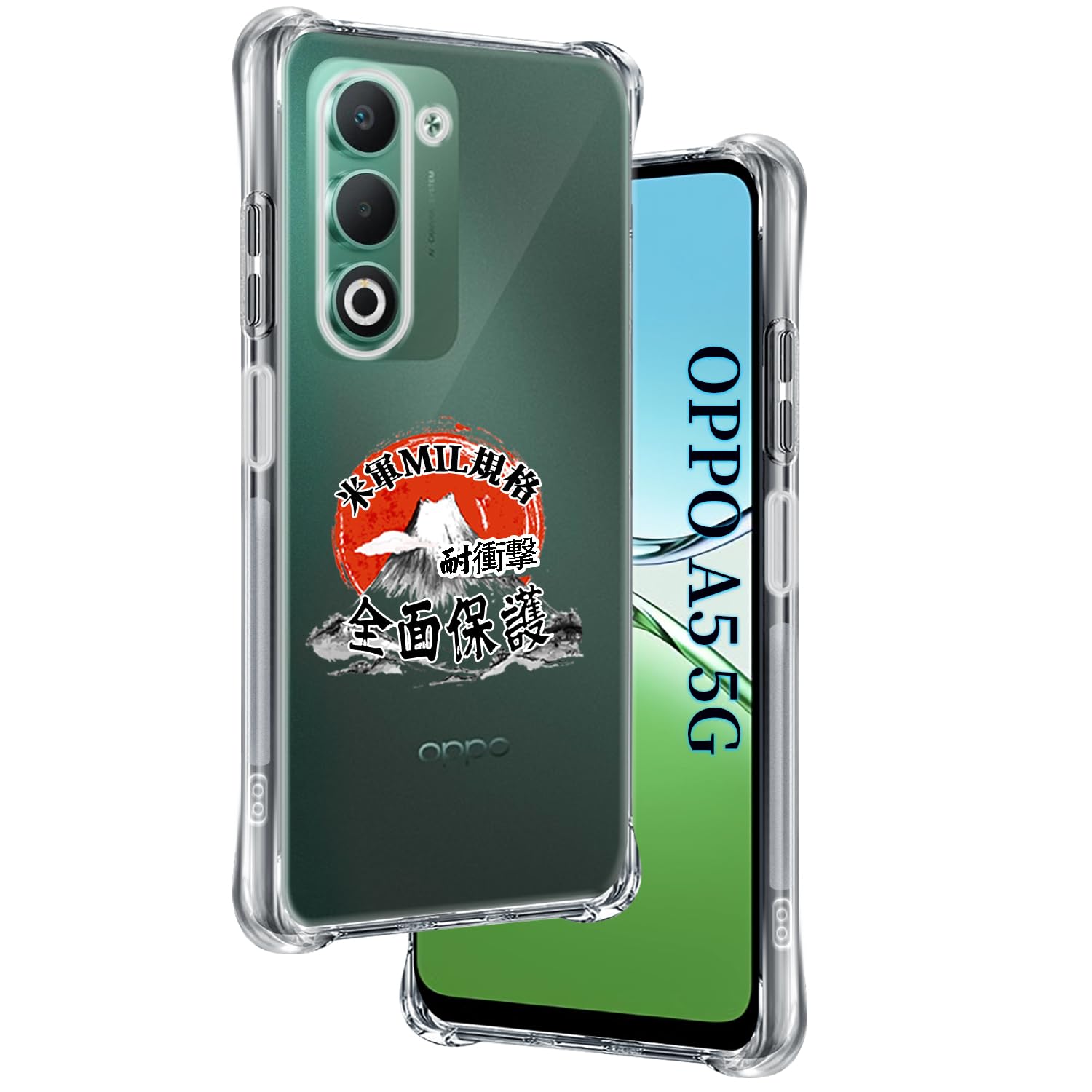 【wnunbg】 用 oppo a5 5g ケース 透明ソフトTPU 米軍MIL規格 すり傷防止 用 オッポ a5 5g カバー 薄型 軽量 指紋防止 黄変防止 用 CPH2751 ケース 手帳型 散熱加工 ワイヤレス充電対応 用 OPG06 保護ケース PC背面 全面保護 耐衝撃 落下防止 傷つけ防止 四隅滑り止 レンズ保 対応 A502OP スマホケース 1個(クリア)