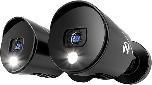 Night Owl Cámaras con cable HD de 1080p para interiores y exteriores (2 unidades) (requiere DVR compatible, se vende por separado)