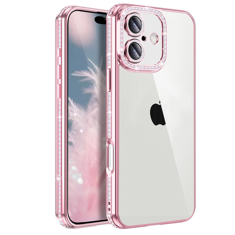 未使用✨ 対応機種不明　iPhone ケース クリア 耐衝撃　ライトパープル Amazon.co.jp: MuZiF iPhone 17 用 ケース クリア メッキ加工 キラキラ