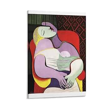 ピカソ絵画   壁掛け Amazon.co.jp: Pablo Picassoパブロ・ピカソ画家の作品（赤い