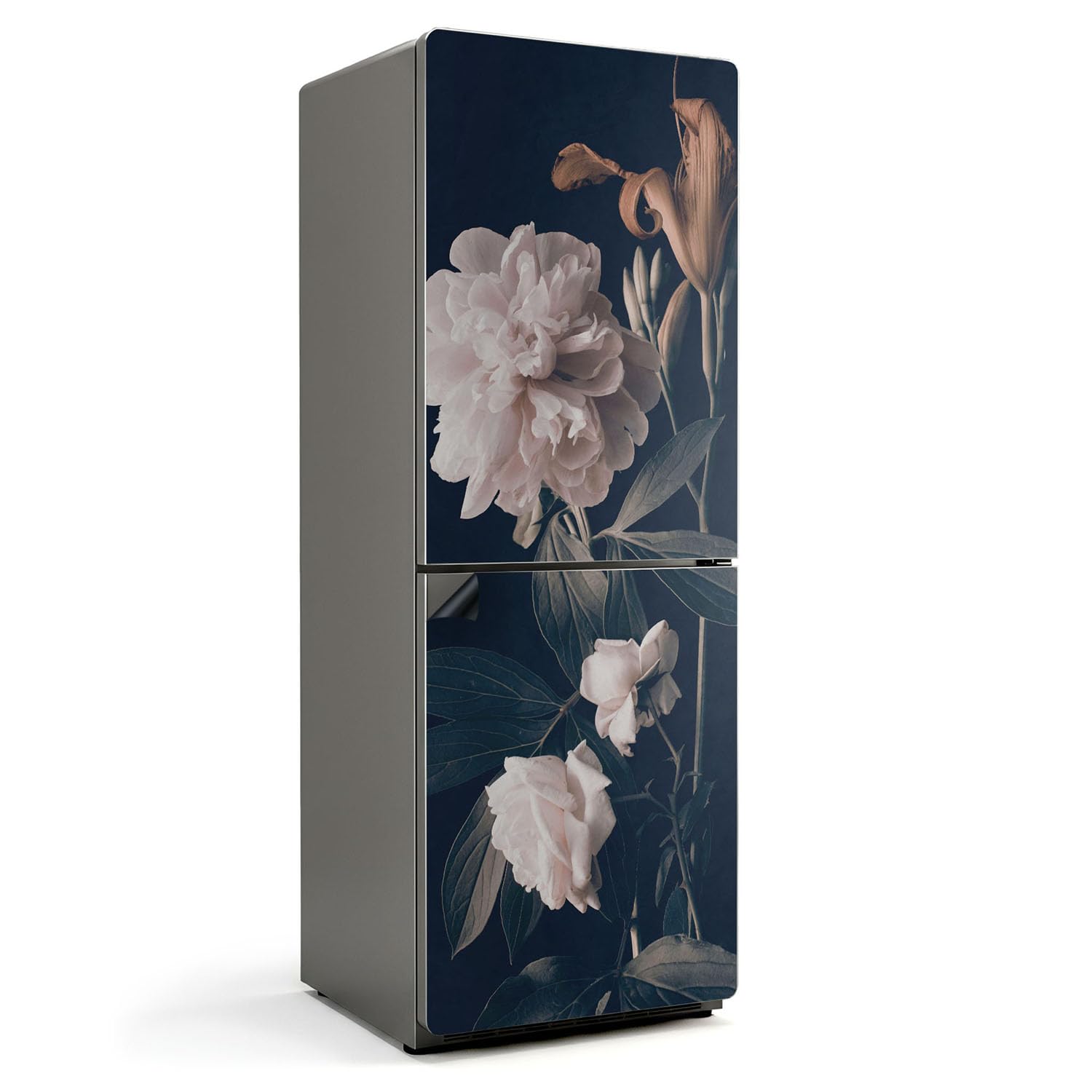 Tapis magnétique 70x190 cm rectangulaire pour cuisine motif floral