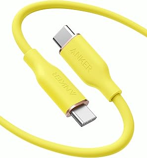 Anker USB-C to USB-C Cable, 643 Cable 100W 6ft, USB 2.0 Type C Charging Cable Fast Charge for MacBook Pro 2020, iPad Pro 2020, iPad Air 4, iPad Mini 6, Galaxy S21, Pixel, Switch (Daffodil Yellow)