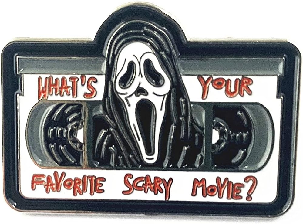 Horror Halloween Chuky Face Pins, TV Movies Zinc Alloy Pin Gift for Women and Girls