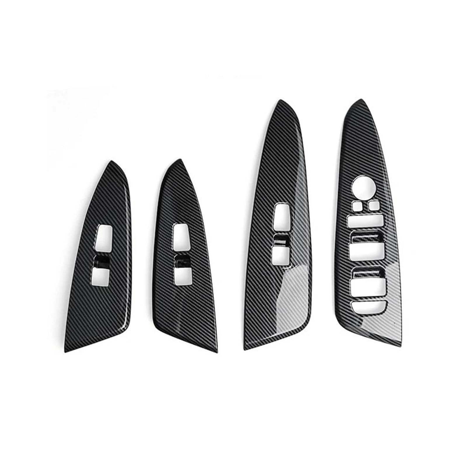 Oopuhksy Right Hand Drive For Kia For Sportage Nq5 2020-2023 Lhd Rhd Car Glass Switch Panel Sticker Inner Door Armrest Trim Strip Oopuhksy(Right Hand Drive)