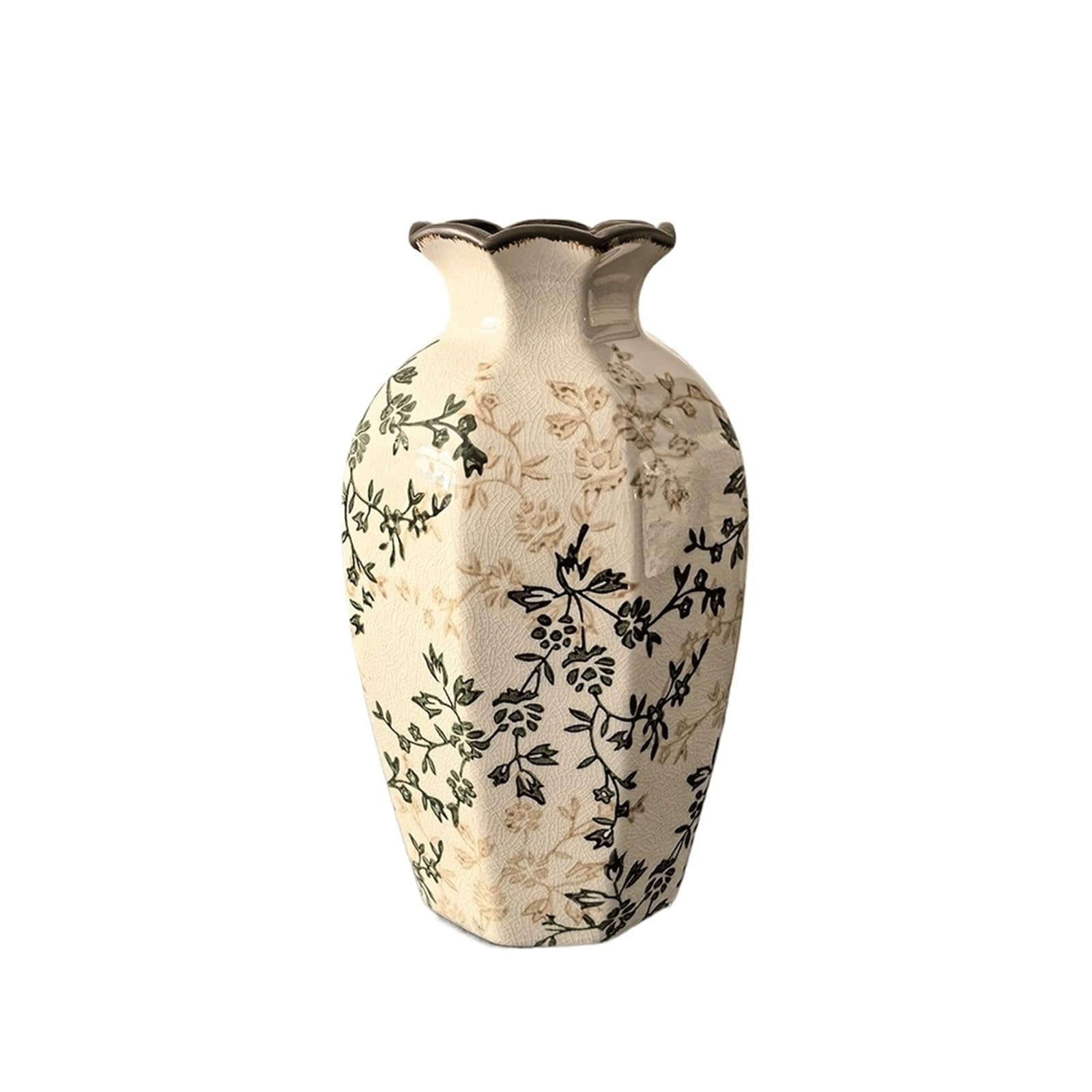 GEK208130 Vases for Flowers Ceramic Vase For Home Decor for Kitchen Living Room Bedroom Office Shelf Table Centerpiece Home Decorative Vase