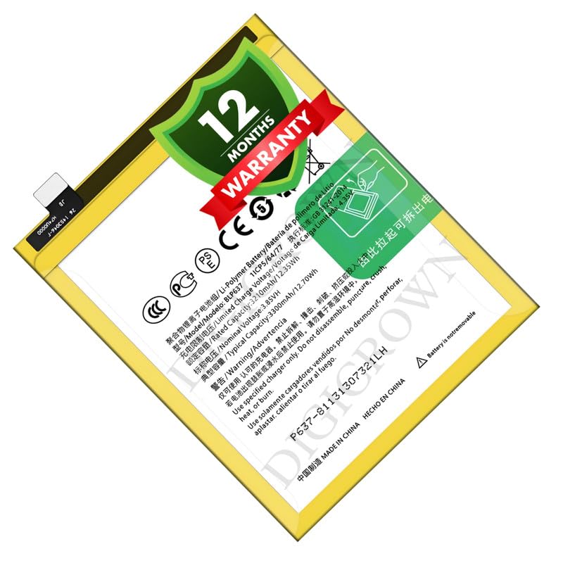 Image of Original BLP637 Battery Compatible for OnePlus 5 (A5000) - (3300mAh) - 1 Year Warranty