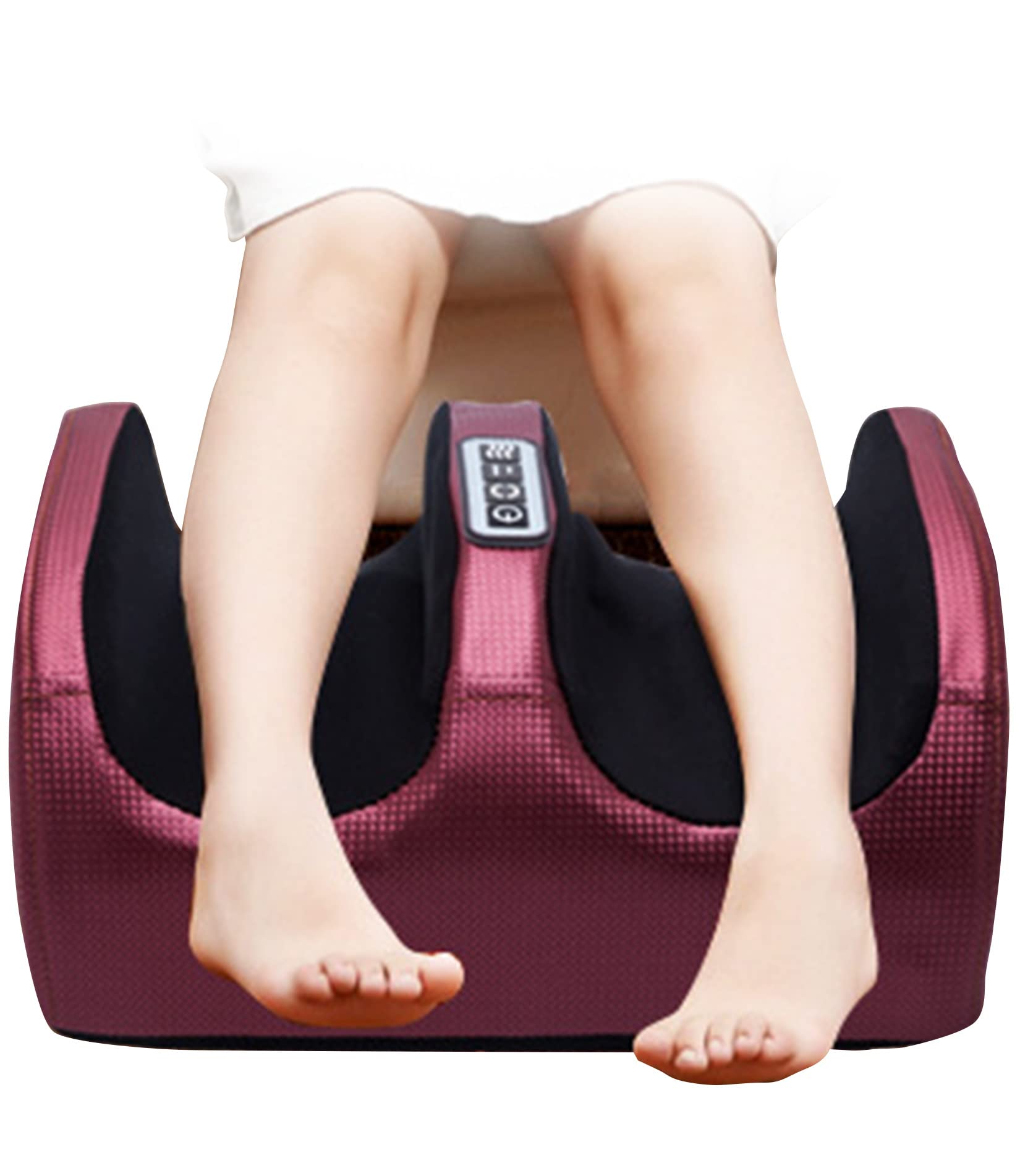 Appareil de Massage Jambes Augmentant Circulation Sanguine, PéTrissage Profond, Appareil de Massage des Pieds, Appareil de Massage Pieds Shiatsu avec Thérapie Chaleur