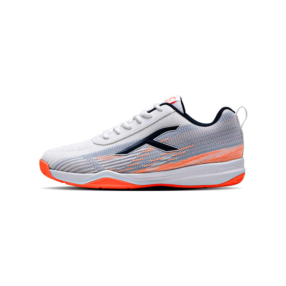 Hundred Blade Lite II Badminton Shoes (Non Marking) | Also Indoor Sports | Lightweight, Breathable & Durable | X-Cushion | Active Grip Sole