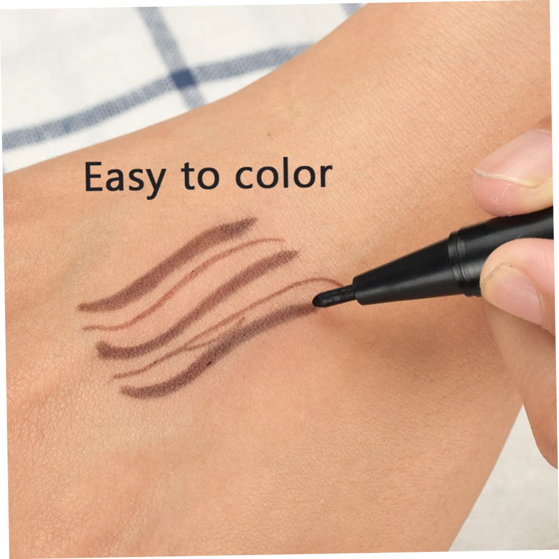 Marqueurs de tatouage temporaires pour la peau, pochoirs de tatouage 3 pcs pour enfants et adultes, stylo à poitrine fin à l'encre double tatouage de tatouage