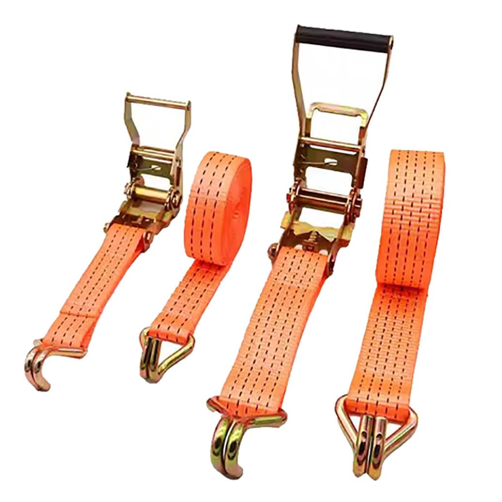Spanngurte Mit Ratsche 2 Stück, Seitlicher Einschub Ratschengurte Einfach Zu Bedienen, Zurrgurte Ratsche Spanngurte Mit Haken Für Sicherer Autotransport(W 3.8cm/1.50in,L11m/433.1)