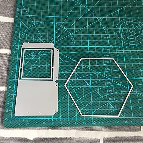 Miniatura 4 de RLJLIVES Caja de regalo Plantillas de troqueles de corte de metal para bricolaje Scrapbooking Sello / álbum de fotos decorativo en relieve DIY