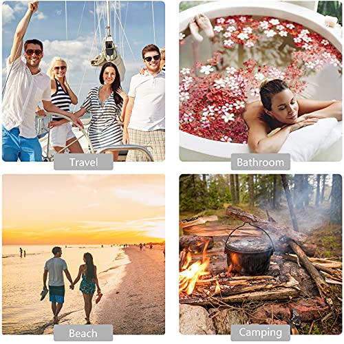 Weewooday 6 Pcs Mini Clear Toiletry Makeup Bag Small PVC Travel Bag Waterproof Plastic Cosmetic Bag with Zipper Portable Cosmetic Makeup Bag for Vacation Bathroom Organizing(Transparent)3