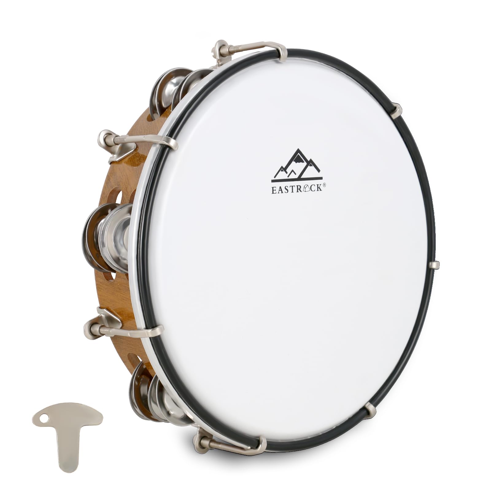 Amazon.com: EASTROCK 8 inch Tambourine Adjustable for Adults Hand