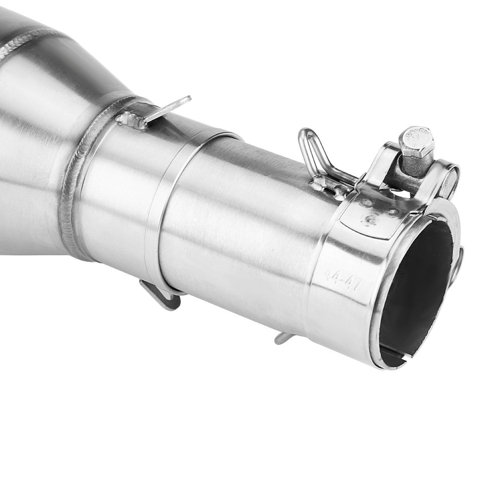 EBTOOLS pour joints pour échappement de moto pour echappement moto 51mm échappement de moto, connecteur d'adaptateur de tuyau de liaison intermédiaire d'échappement pour moto s'adapte pour YZF-R6 200