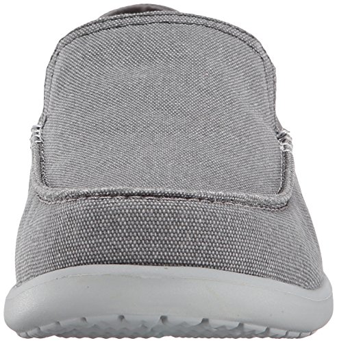 crocs Men's Santa Cruz 2 Luxe M Slip-On Loafer, Charcoal/Light Grey, 13 D(M) US