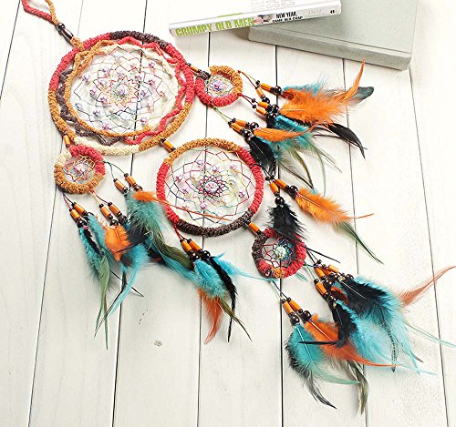 SKJIND, acchiappasogni indiano, con ciondolo a