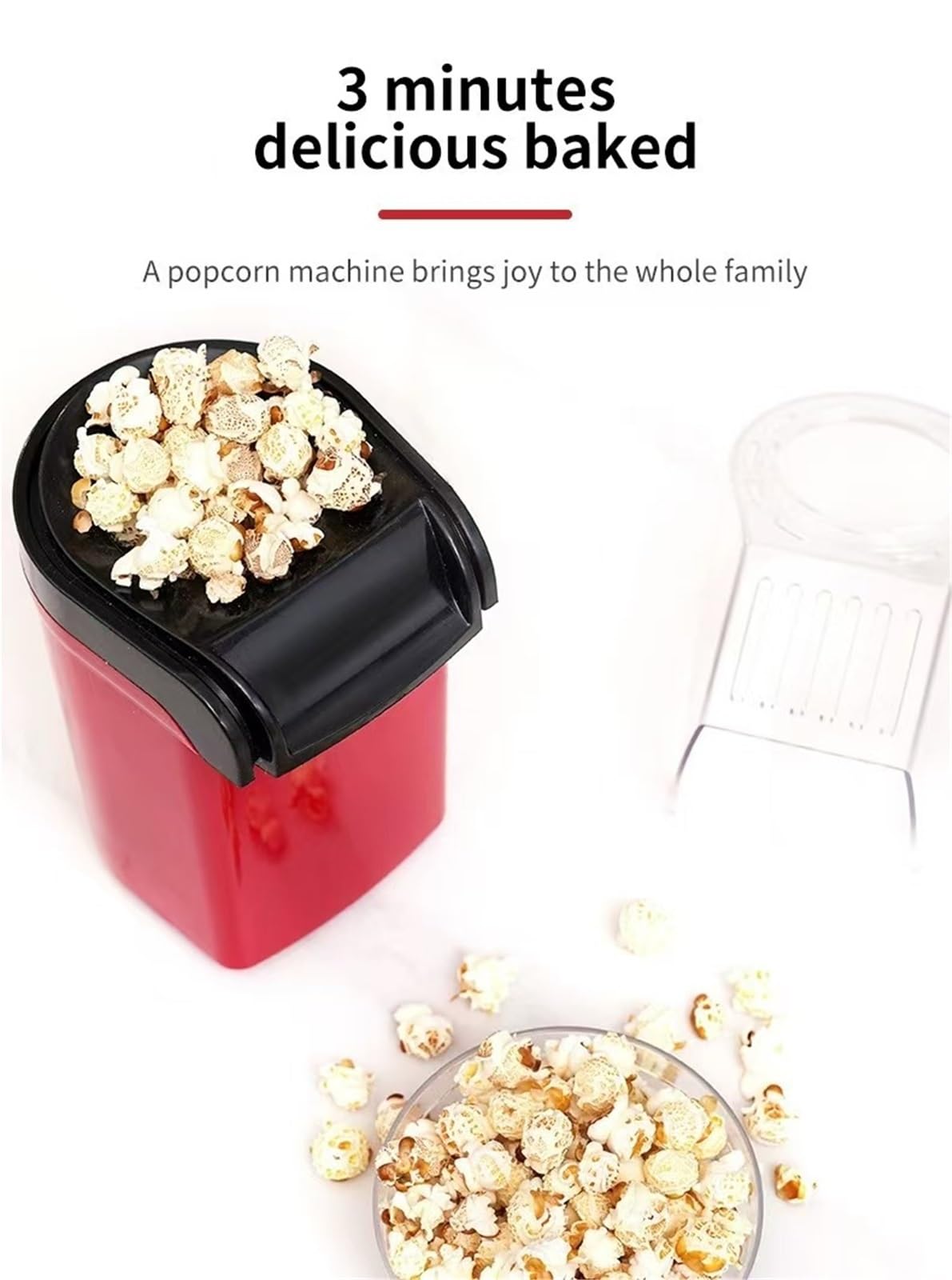 Mini Macchina Per Popcorn Ad Aria Calda Elettrica Senza Olio
