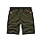 TBMPOY Men\'s Shorts 9 Hiking Running Shorts Zipper Pockets Athletic Outdoor Sports Gym Workout Short 4 Pockets Army Green S
