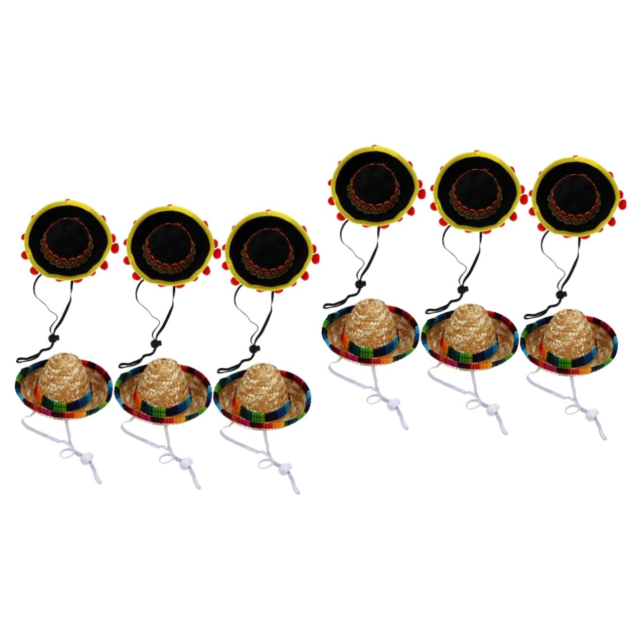 TOYANDONA 12piezas Sombreros De Fiesta Mexicanos Mini Adorables Para Celebraciones Cumpleaños y Eventos Temáticos Accesorios Divertidos Para Adultos