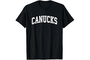 Canucks Mascot Vintage Athletic Sports Name Design T-Shirt