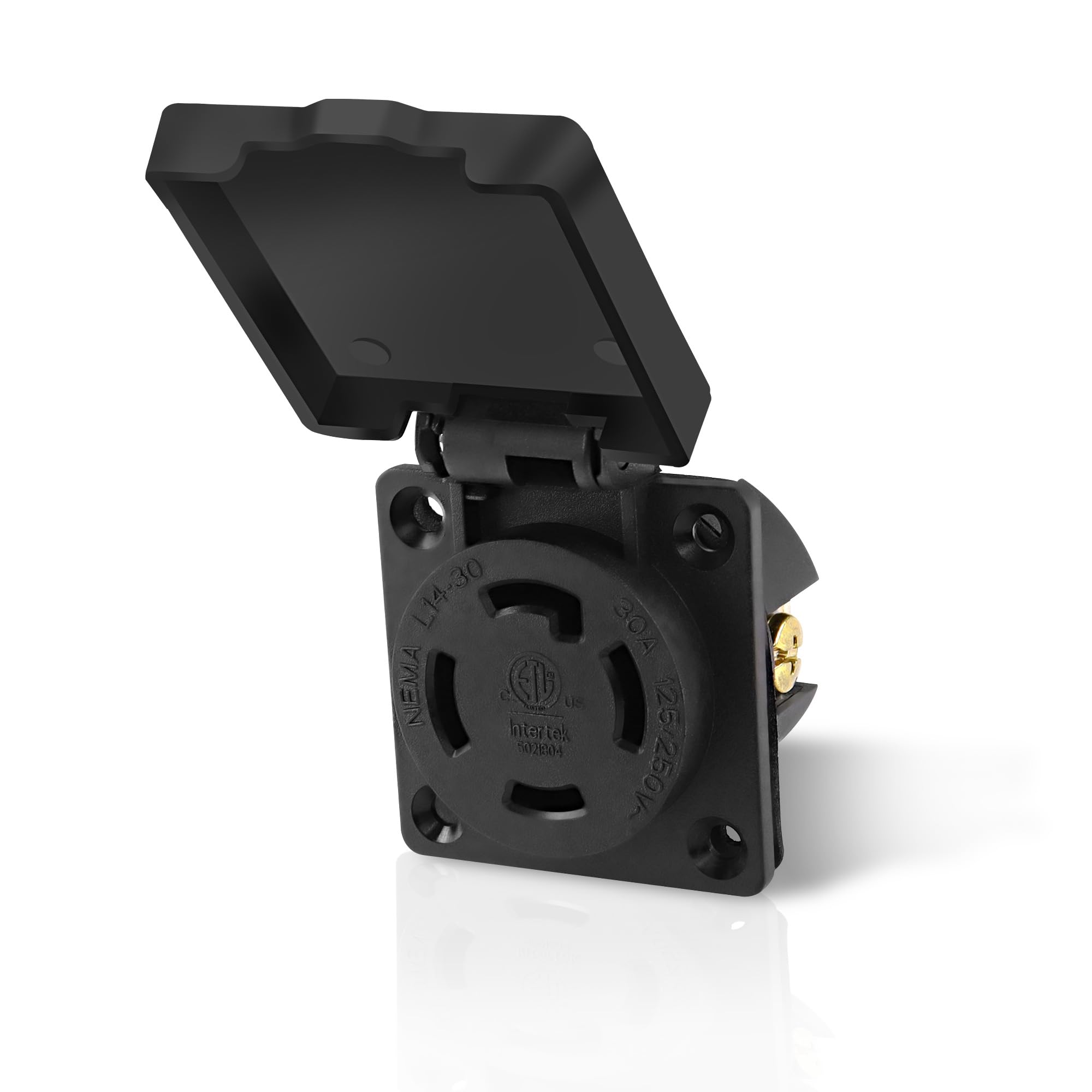 OUTLET価格　精米　30 NEMA L14-30P 30 Amp 125/250V 4 Prong Industrial Grade Locking Plug