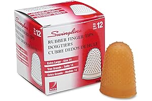 Swingline Parr Rubber Finger Tip - Improved Smooth Thumb Coverage and Wrist Movement