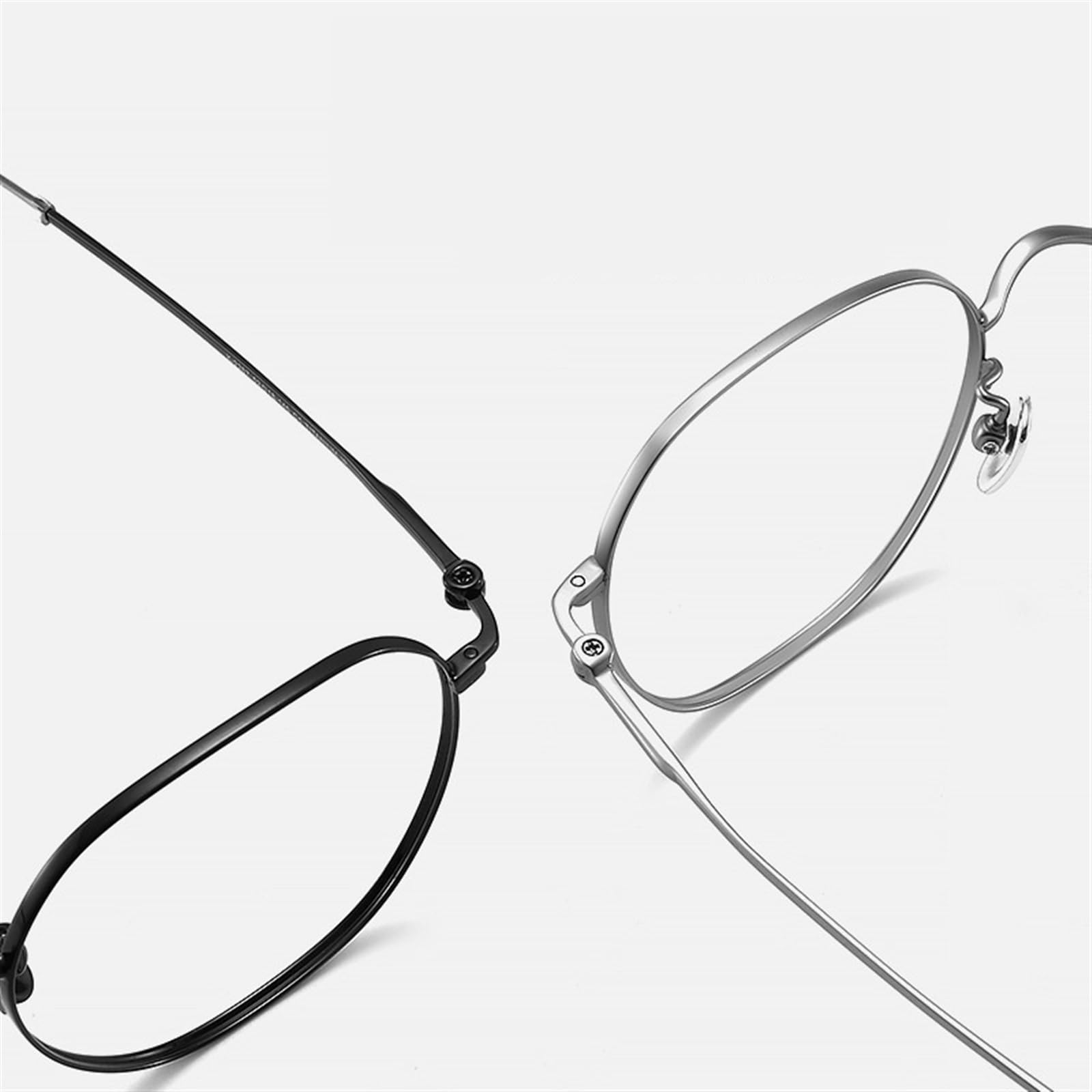 Oprawka okularów optycznych dla kobiet Damskie ultralekkie okulary optyczne Semi-Titanium