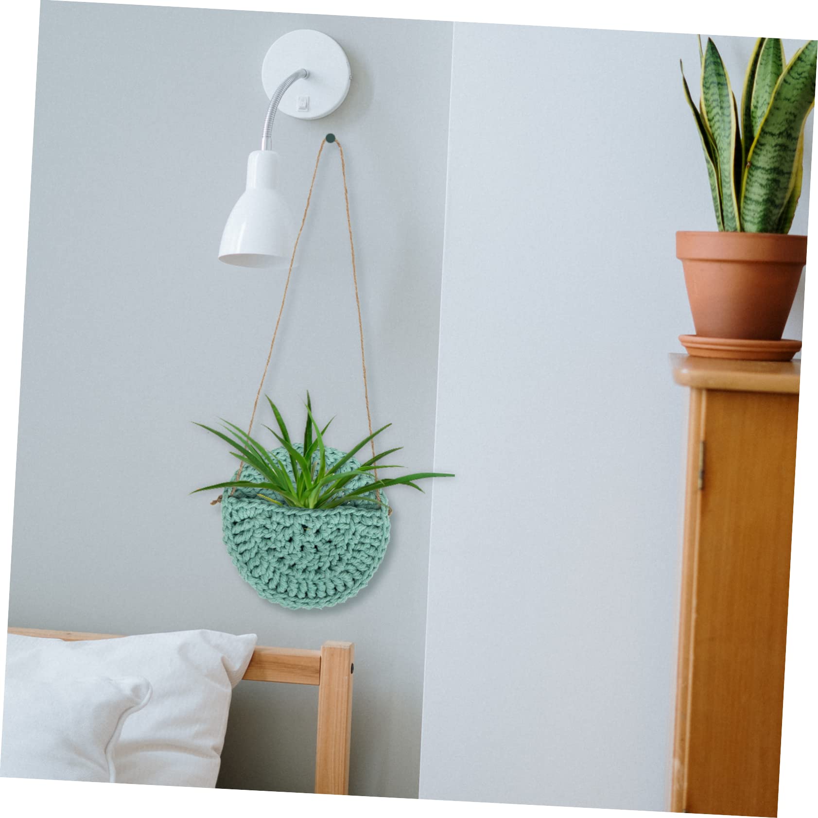 BESTonZON 4 Pezzi Hanger Macramè per Piante Aeree Decorazione Rete per Piante per Decorazioni