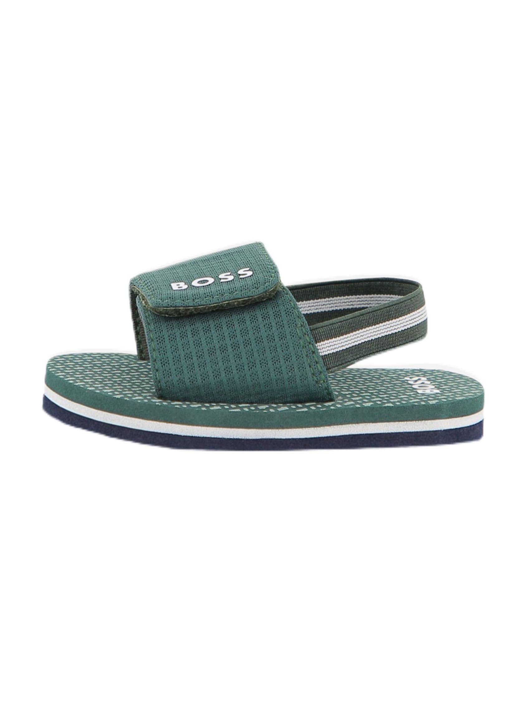 BOSS Aqua Slides Baby Boys, Grey, 26