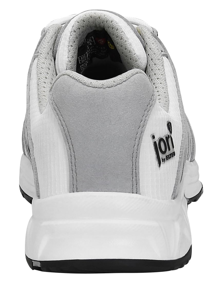 ELTEN jo_Speedy White Low ESD S3S | Sicherheitsschuhe für Damen & Herren, Kunststoffkappe, leicht, atmungsaktiv