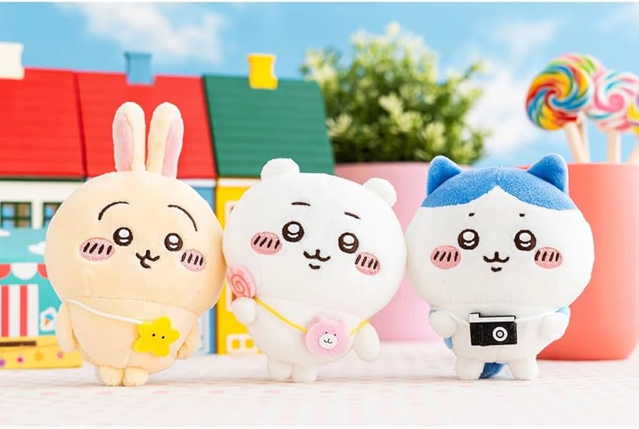 ハチワレ お出かけ楽しみ マスコット キーホルダー ちいかわ 初代 レア ちいかわ お出かけ楽しみ！な もちっとぷちミニマスコット