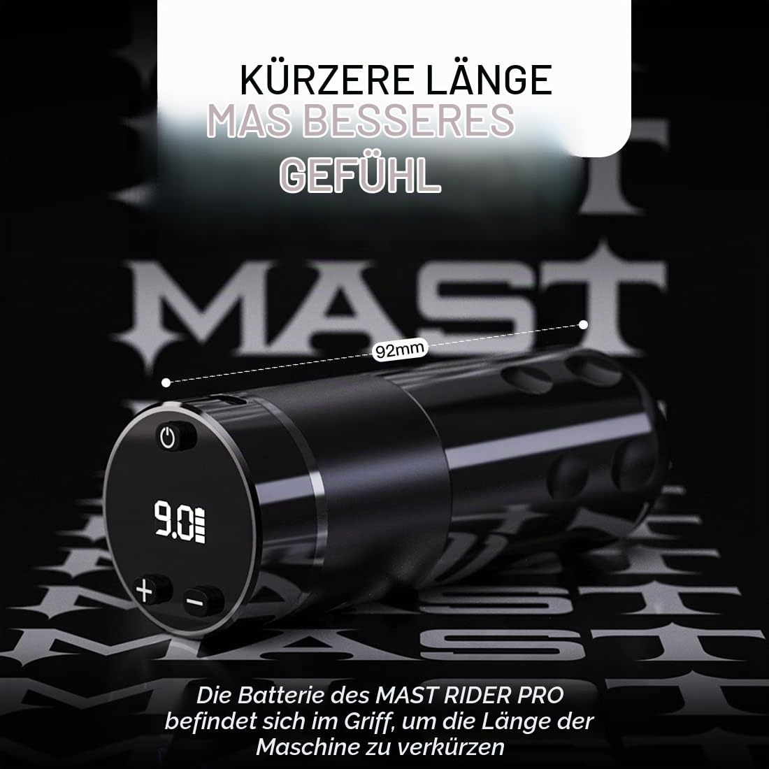Mast Rider Pro Wireless Tattoo Maschine Pen Rotary tätowiermaschine Tattoo Gun 4.0mm Stroke Length Brushless Motor für Tätowierer