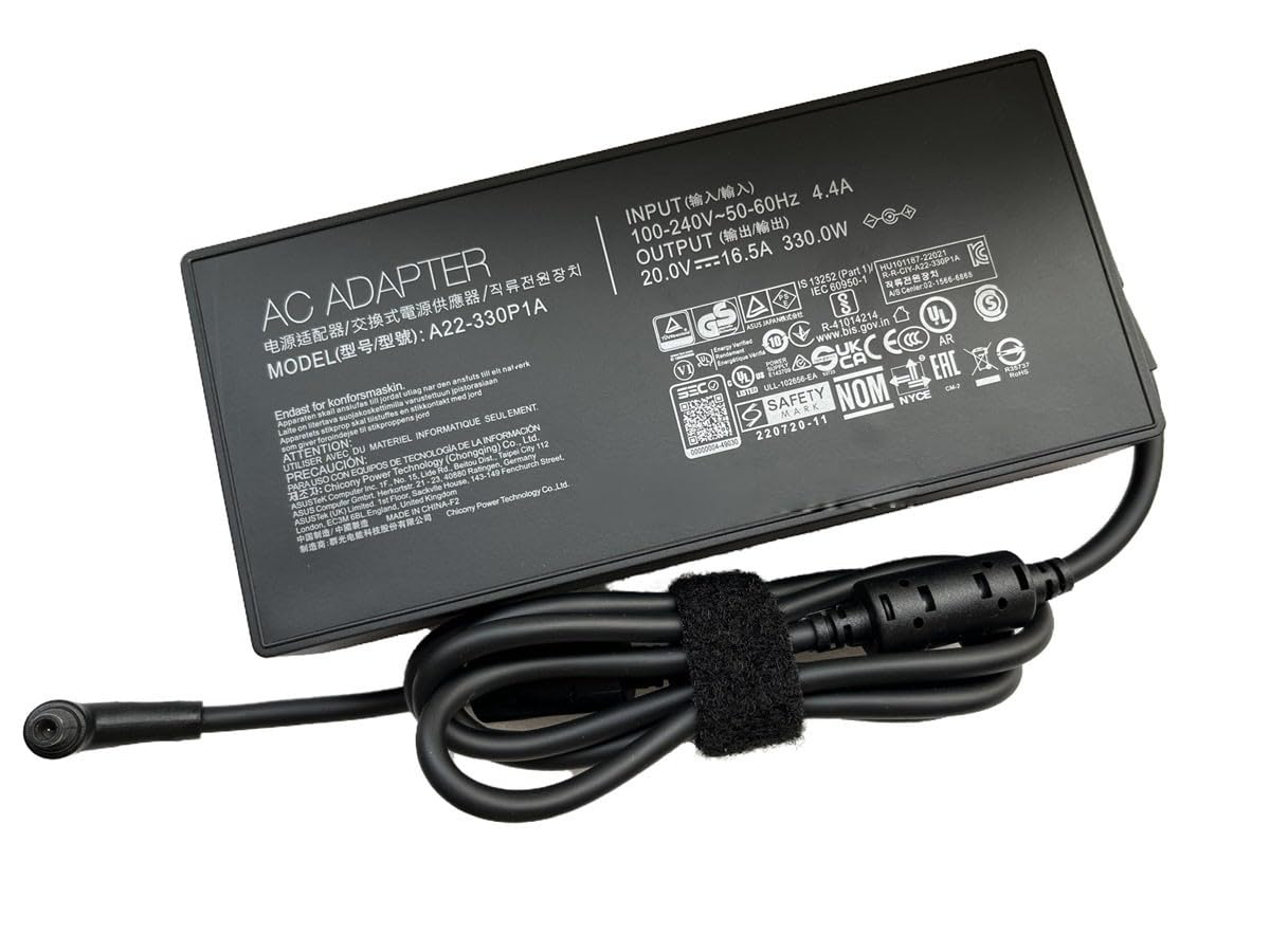 Adattatore AC 20 V 16,5 A 330 W per ASUS ROG Zephyrus Duo GX650PZ-XS96 GX650PI