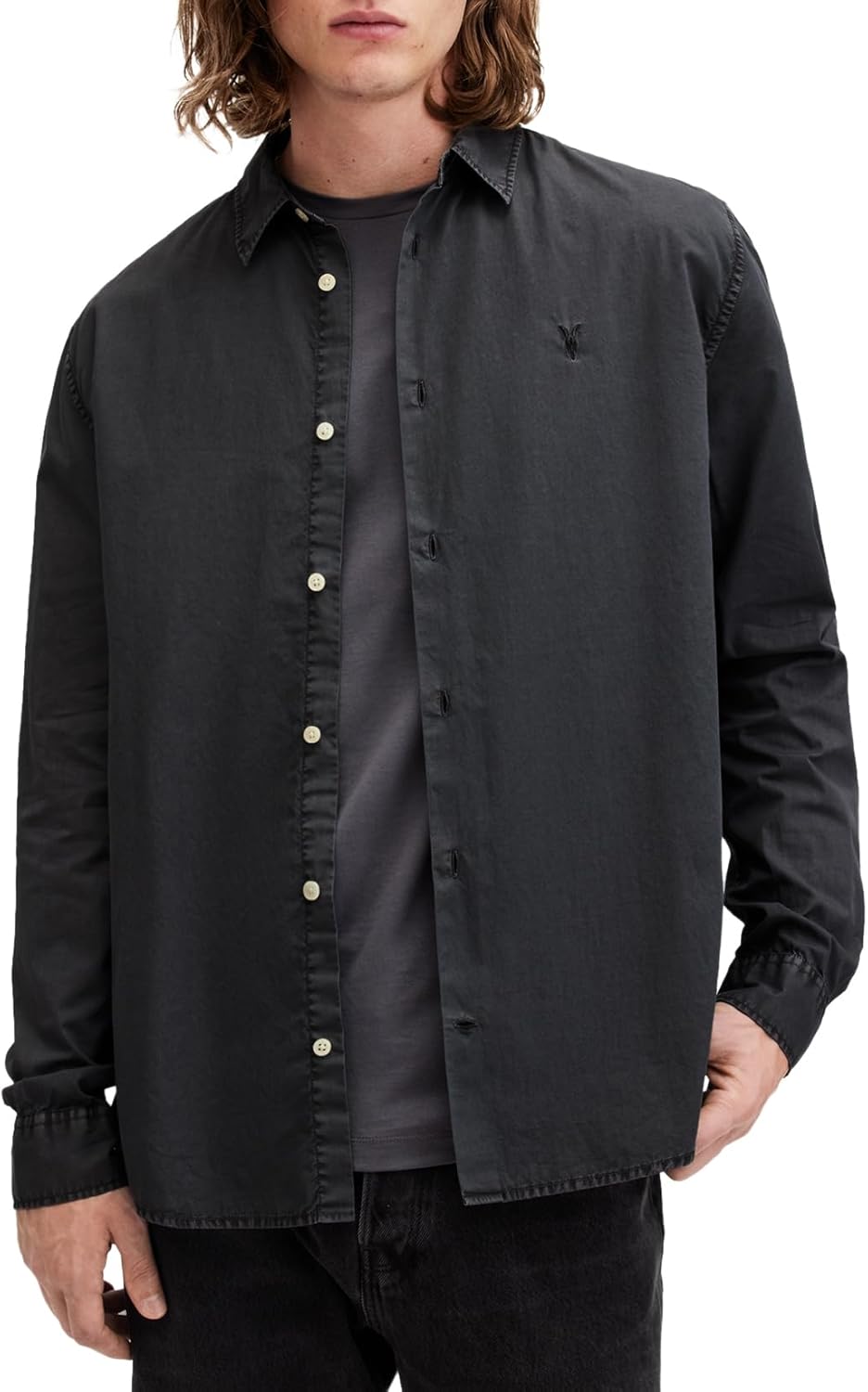 AllSaints Mens Tahoe Ls Shirt