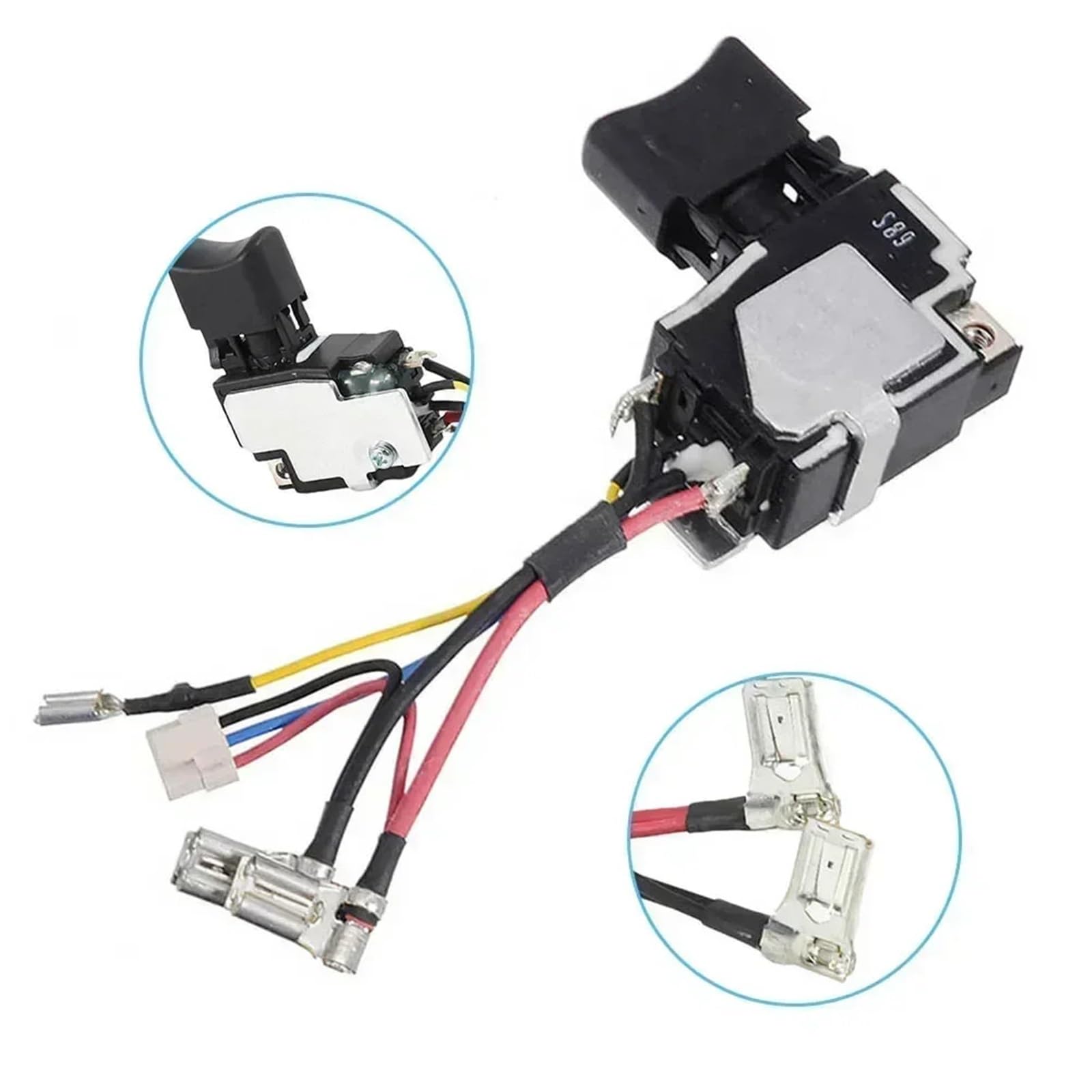 650722-8 650241-4 Máquina 18V Interruptor TD134D DTD134 BTD134 Piezas de repuesto Accesorios de herramientas Herramienta de trabajo portátil