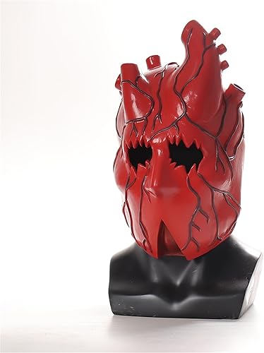 Miniatura 3 de Disfraz de anime Dorohedoro para cosplay, máscara de corazón sangriento, máscara de corazón de espinilla para Halloween, cosplay, fiesta de