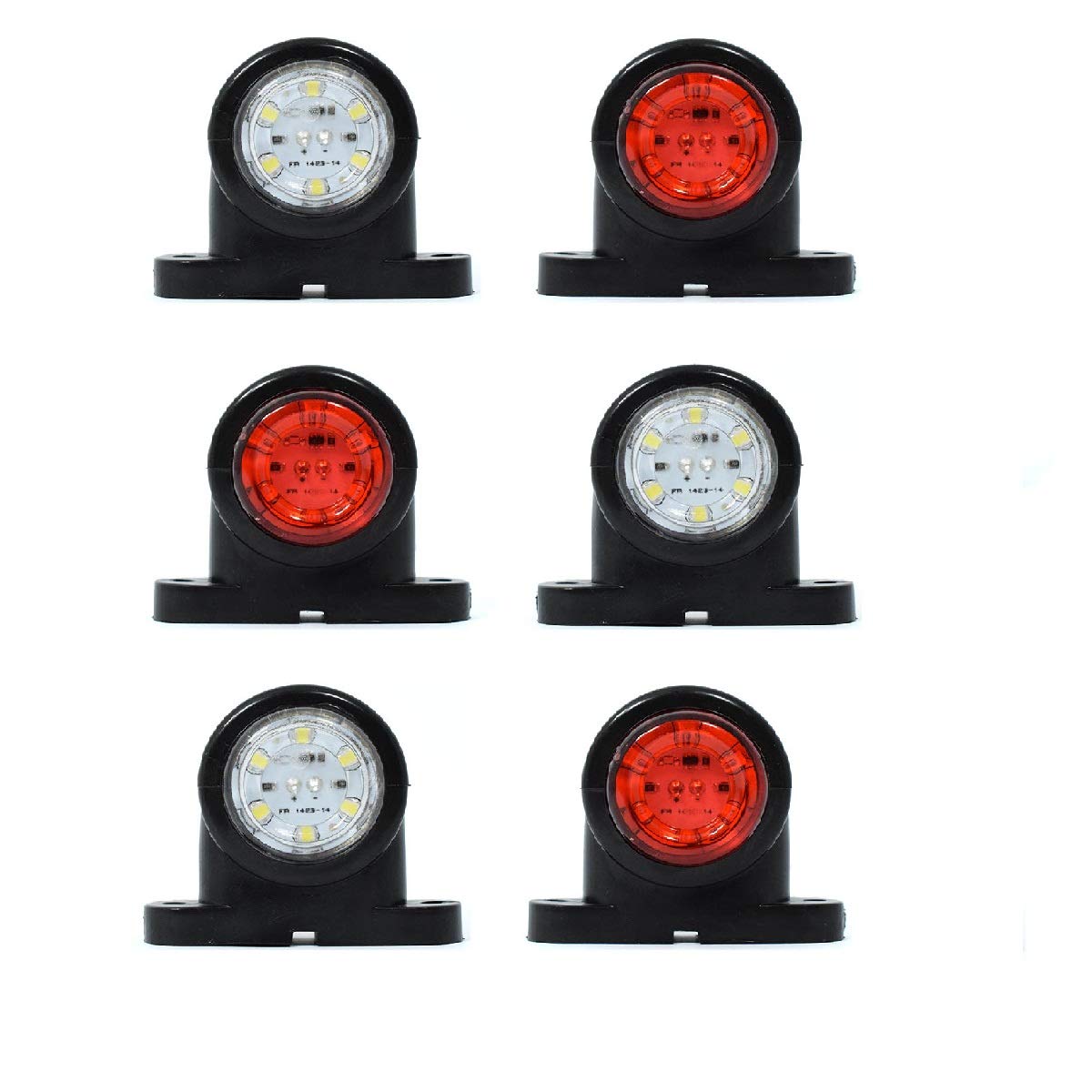 24/7Auto - Luci Di Posizione Laterali A 6 LED, 24 V, Con Staffe, Per Camion, Rimorchio, Camion - Foto 7