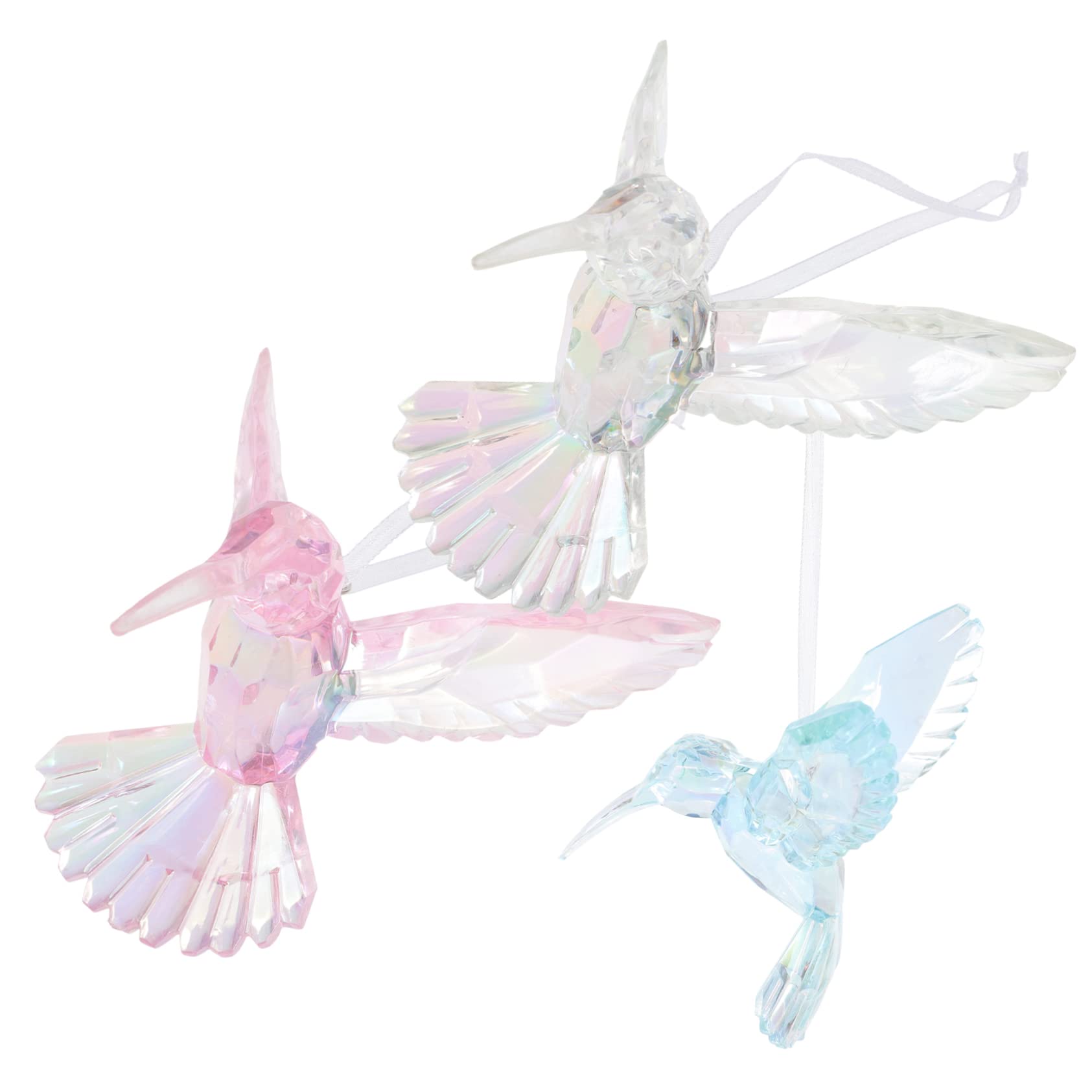 PRETYZOOM 9stücke Teiliges Transparentes Schillerndes Hummingbird Ornament Dekorative Vogelanhänger Für Und Deckenverzierung Für Innen Und Außeneinsatz