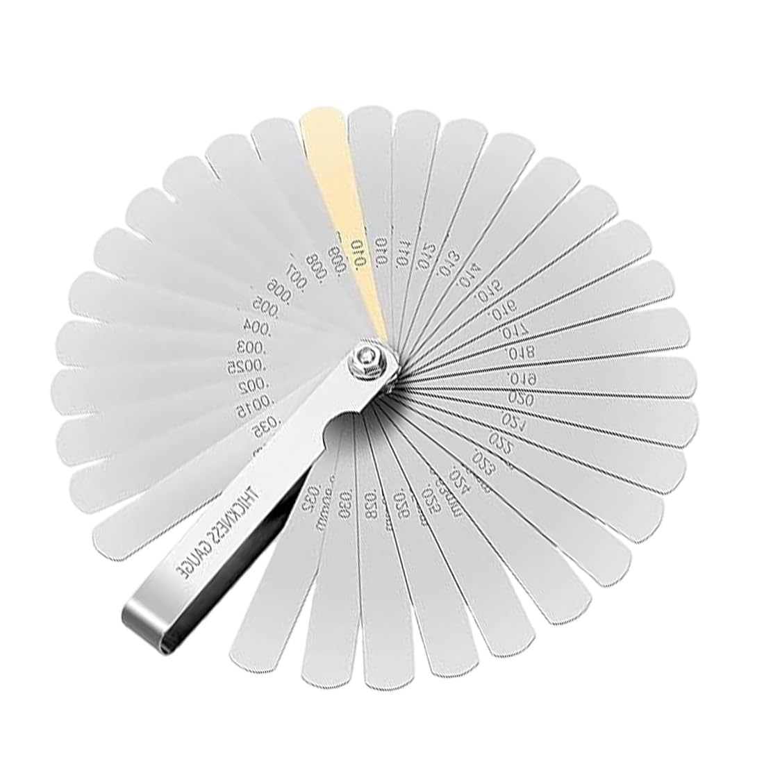 KYLOS 32 Lamine per Misurazione Spessori 0.03-1.00mm - Spessimetro a Lamelle in Acciaio Inossidabile