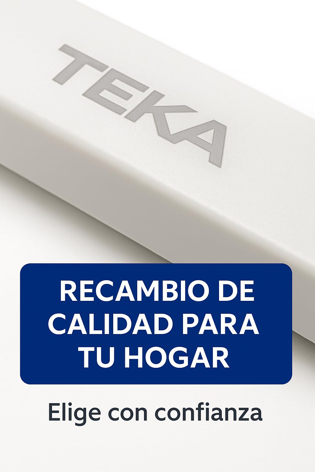 RECAMBIOS DREYMA Frontal Campana Extractora Compatible con Teka CNL 2000 CNL 1000 Blanco 45x600 mm Repuesto Original Sustitución Directa Ref. 61801188 Ajuste Milimétrico Pieza Técnica