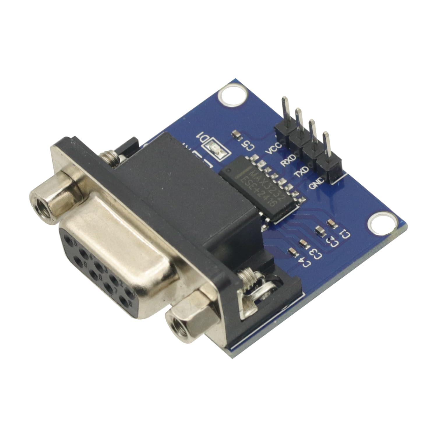 GODIYMODULES 5Pcs MAX3232 DB9 Connector RS232 to TTL Converter Module RS232 Serial Port to TTL Converter Module
