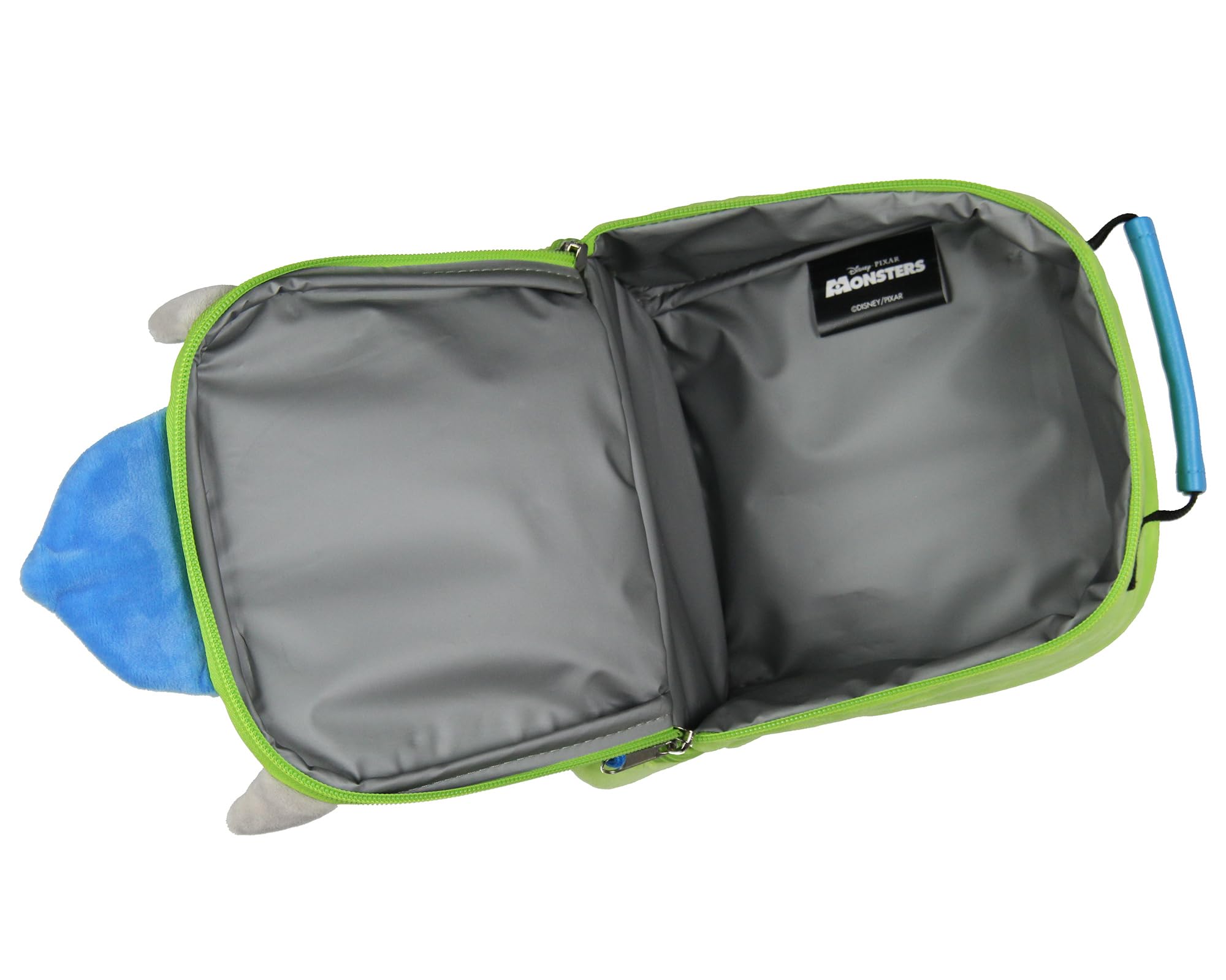 Amazon.com: Disney Monsters Inc Lunch Box Mike Wazowski Plush Fuzzy  Embroidered Face 3D Ears and Hat Insulated Lunch Bag Tote For Hot And Cold  Food 9": Home & Kitchen