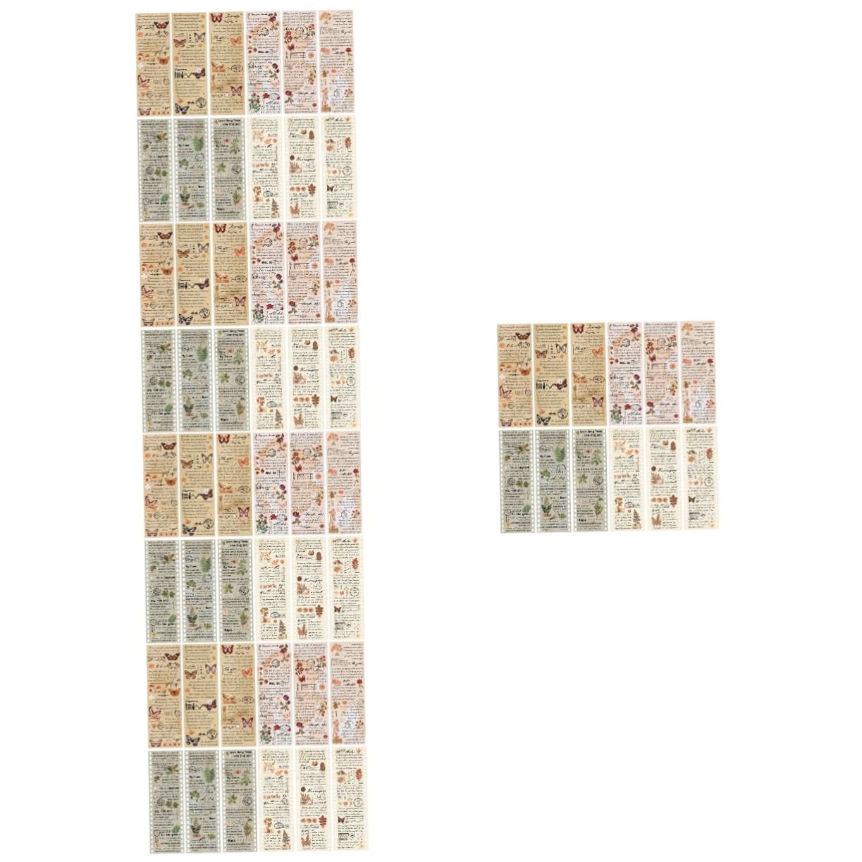 DOITOOL 20 Sätze Vintage Washi Tape Teiliges Klebeband für Scrapbooking Tagebuch und DIY Projekte und Vielseitig Einsetzbar Einzigartiges Design für Bastelarbeiten