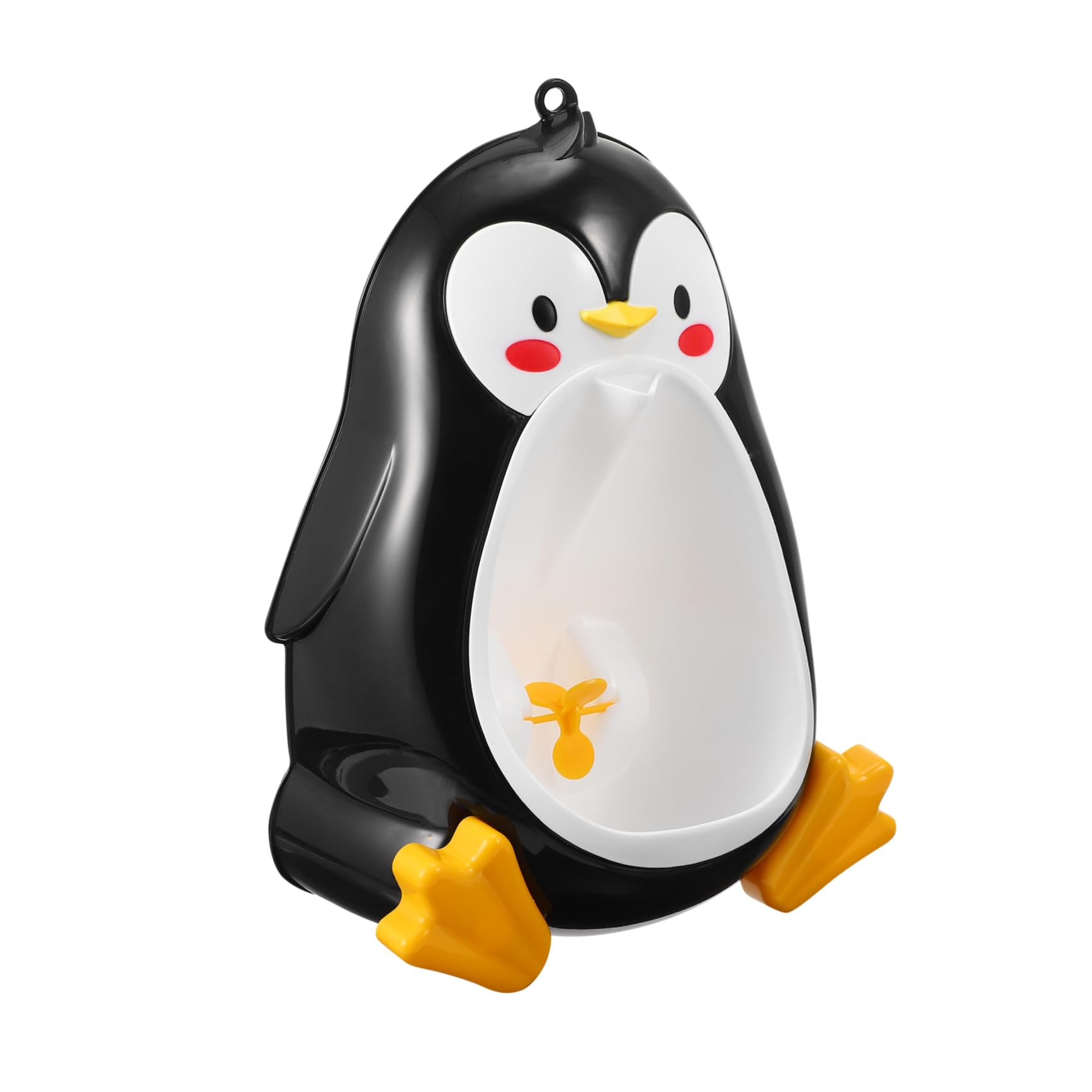 Orinal de Entrenamiento para Niños Pequeños Forma de Pingüino Negro