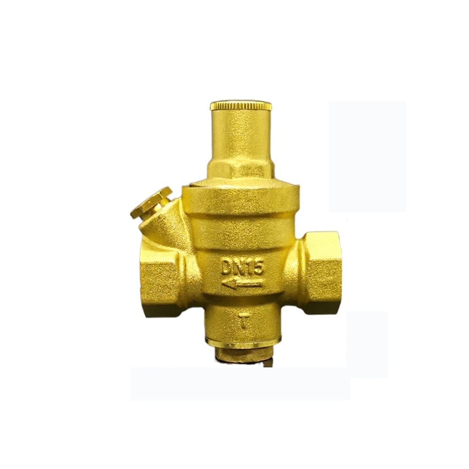 AOXIIUNNH Valve 1/2" 3/4" 1" BSP Female Thread Brass Pressure Relief Regulator Reducing Valve for Water(0.75 Inch)