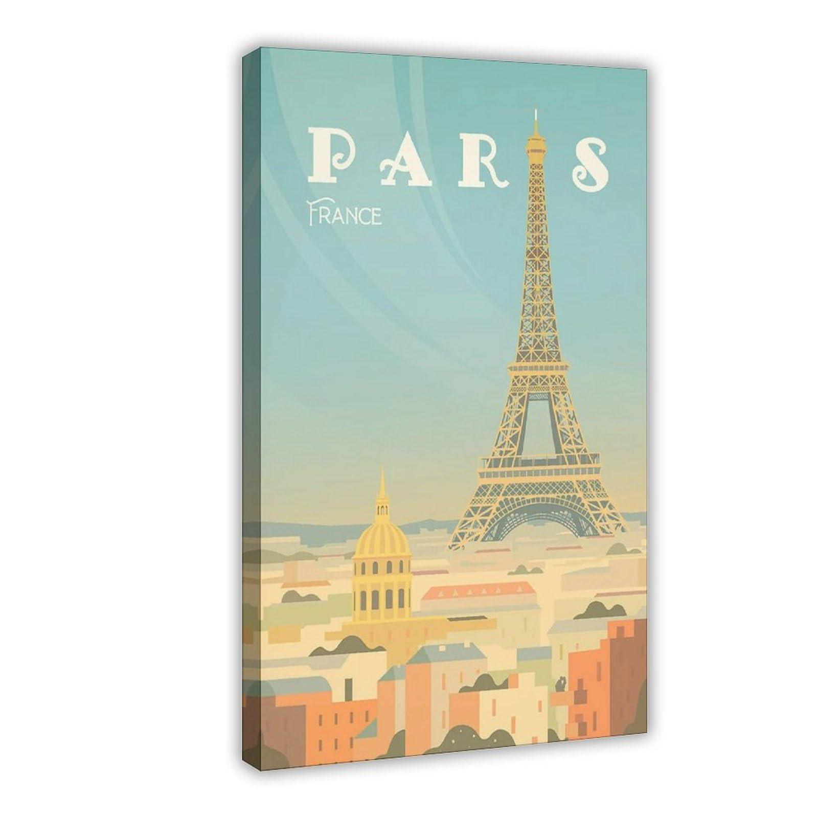 Eiffel Tower Paris Canvas Poster for Dorm Room Decor Gift