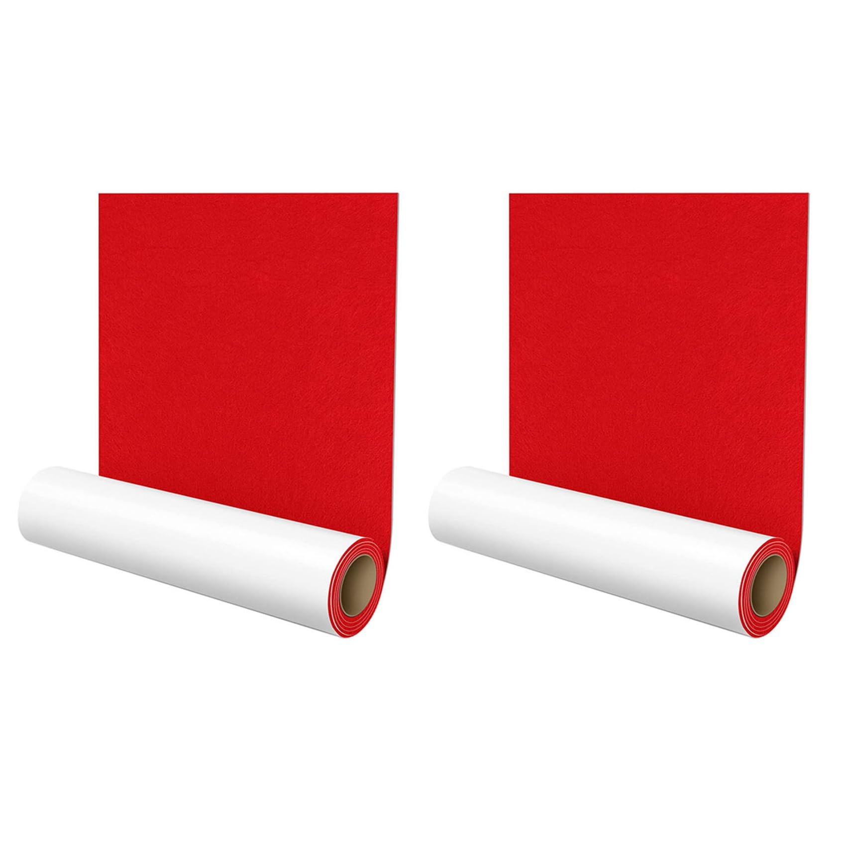 Patins en feutre pour meubles adhésif multi-usages rouge 40x150