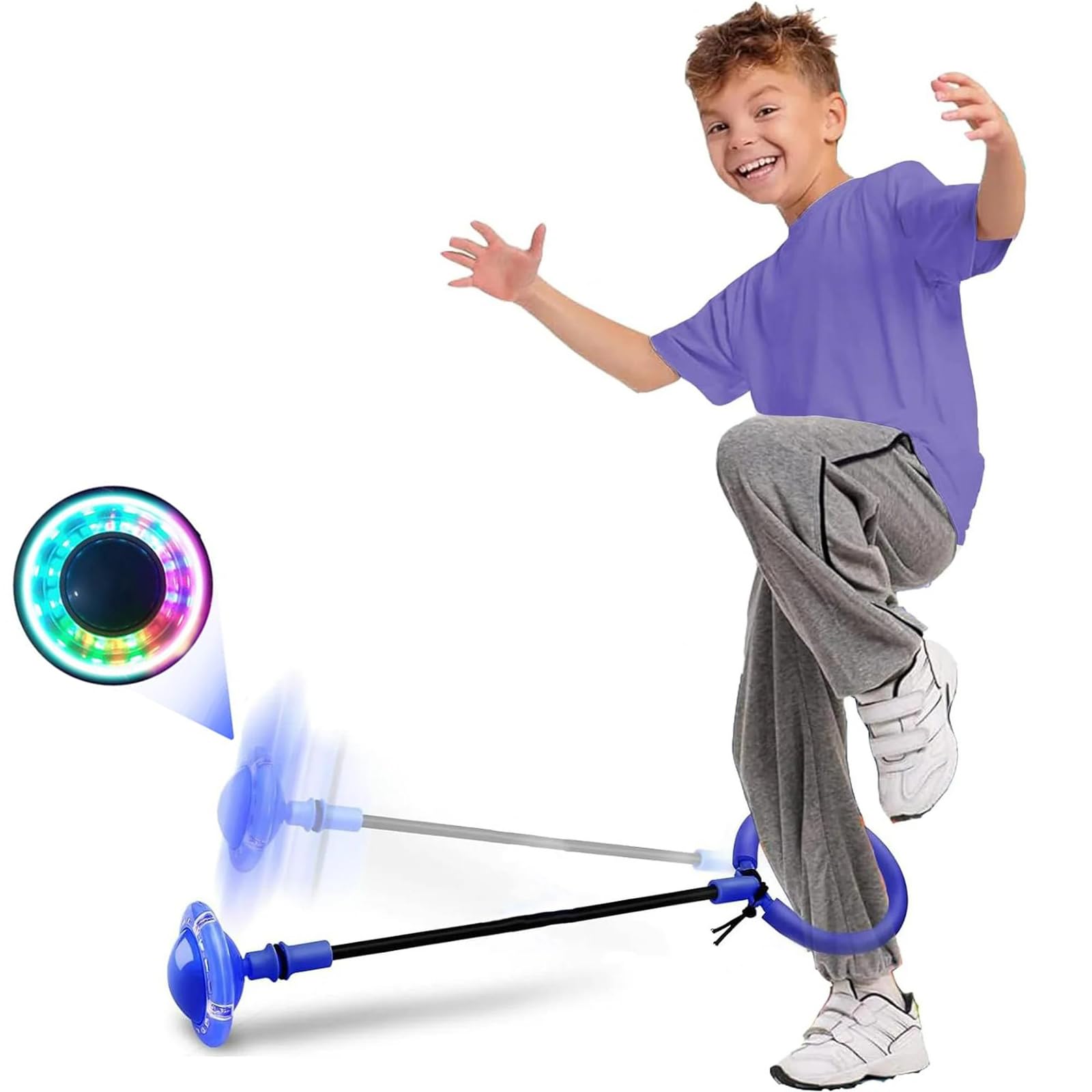 Jouet Lumineux Fitness Skip Ball LED Anneau De Saut De Cheville